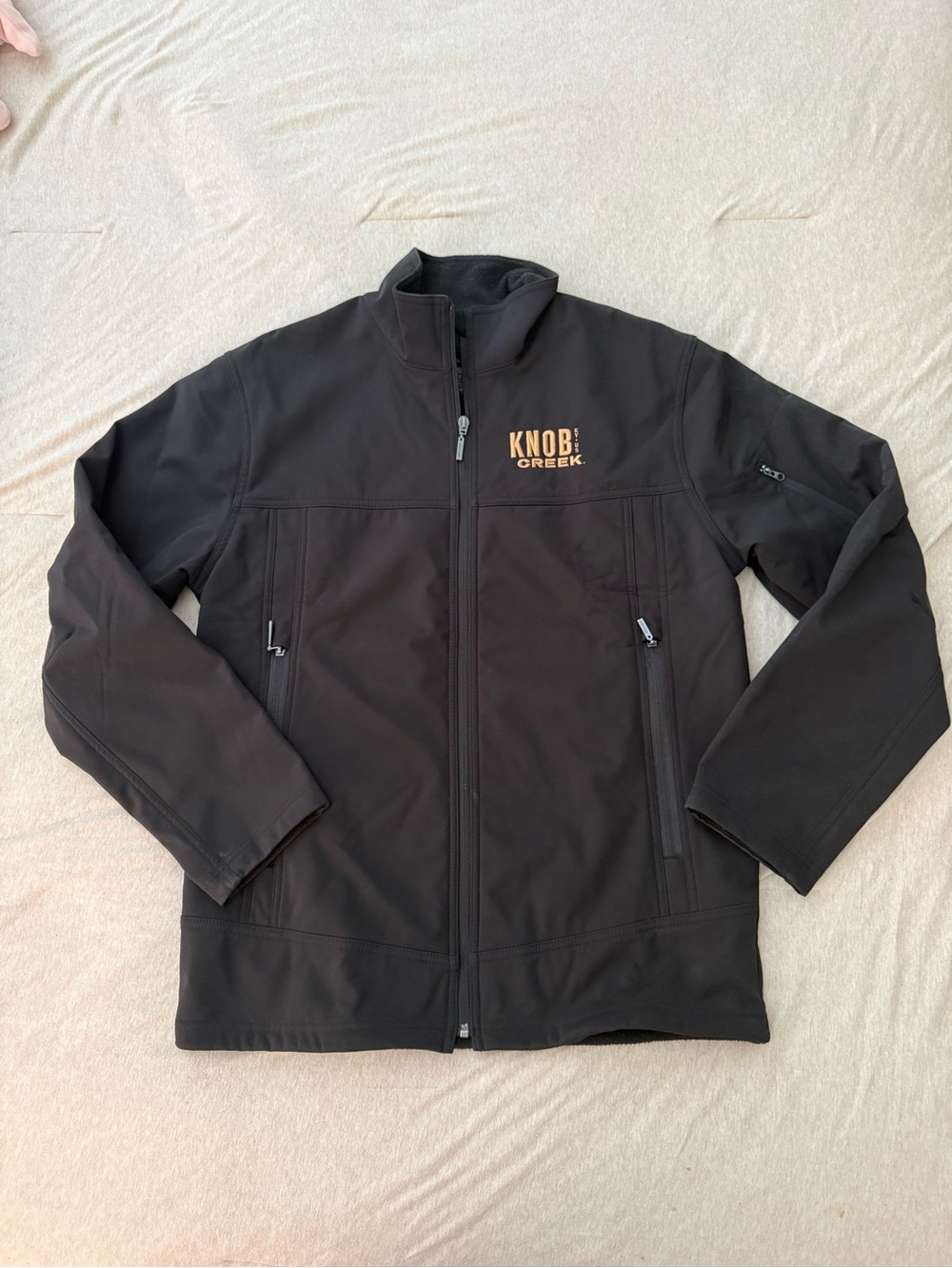 North End - Men's Black Softshell Jacket